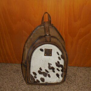 STS Ranchwear Cowhide Leather Backpack Purse